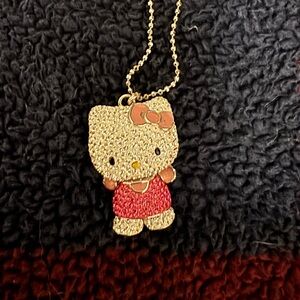 NWOT Hello Kitty Swarovski Pendant and Necklace
